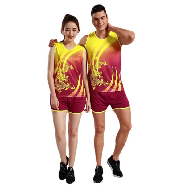 Track and field training suits Dragon Boat Race Suit Women's Sprint Marathon Sportswear School Physical Examination Vest